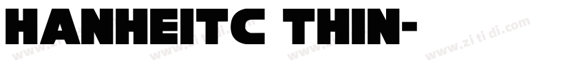 HanHeiTC Thin字体转换